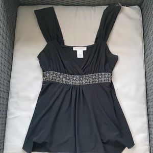Black tank top
